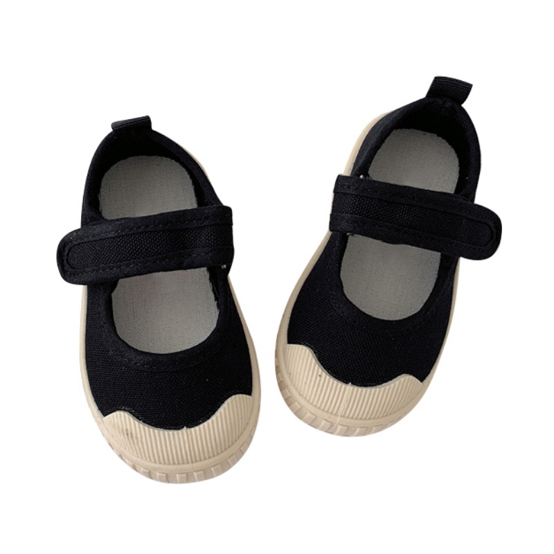 Giày thể thao canvas siêu nhẹ thoáng khí thời trang cho bé