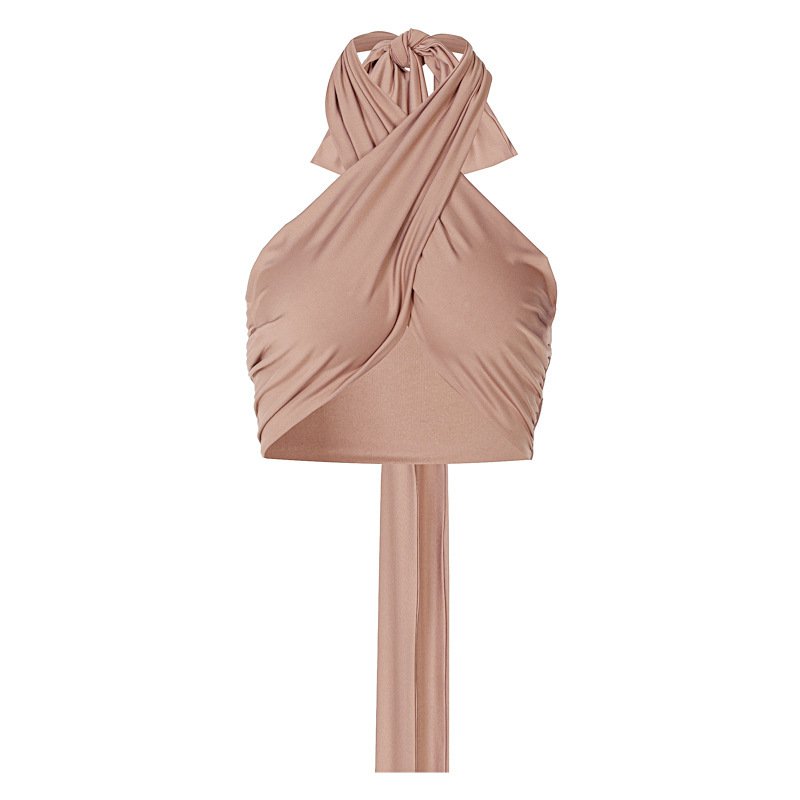 Áo kiểu WEANIA thắt nơ hở lưng quyến rũ cho nữ