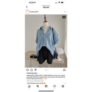 Áo Sơ Mi Bò Cộc Tay ulzzang