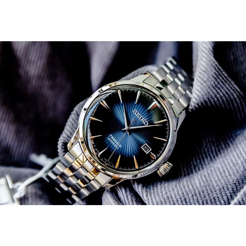 ĐỒNG HỒ NAM CHÍNH HÃNG SEIKO SARY123 - SRPB41J1 Presagge Cocktail Automatic