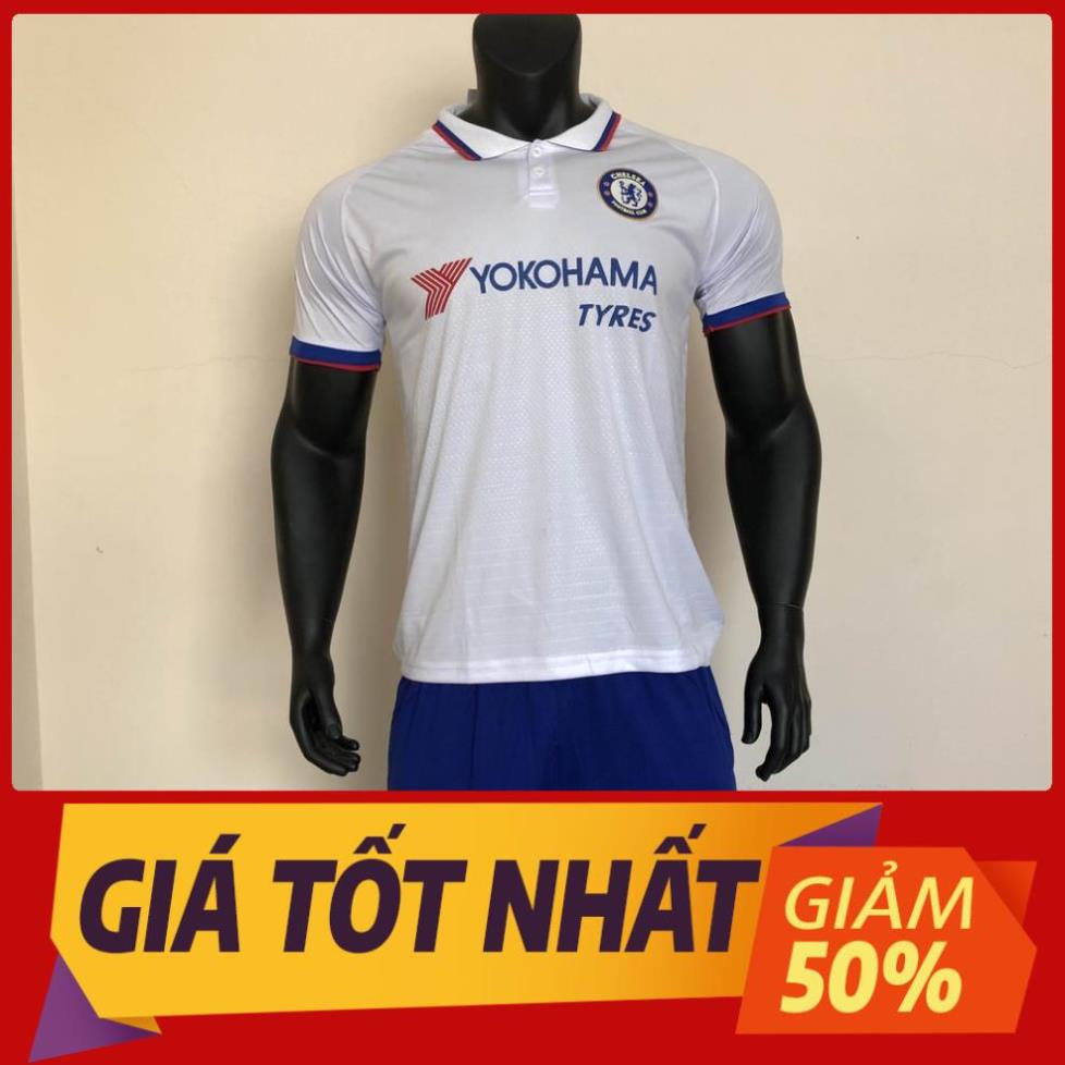 Áo đá bóng CLB Chelsea sân cỏ nhân tạo chính hãng, Áo đấu Chelsea Trắng