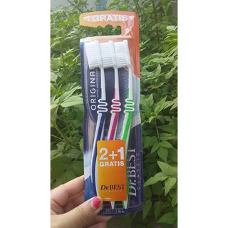 Bàn chải đánh răng Dr.best của Đức vỉ 3 chiếc