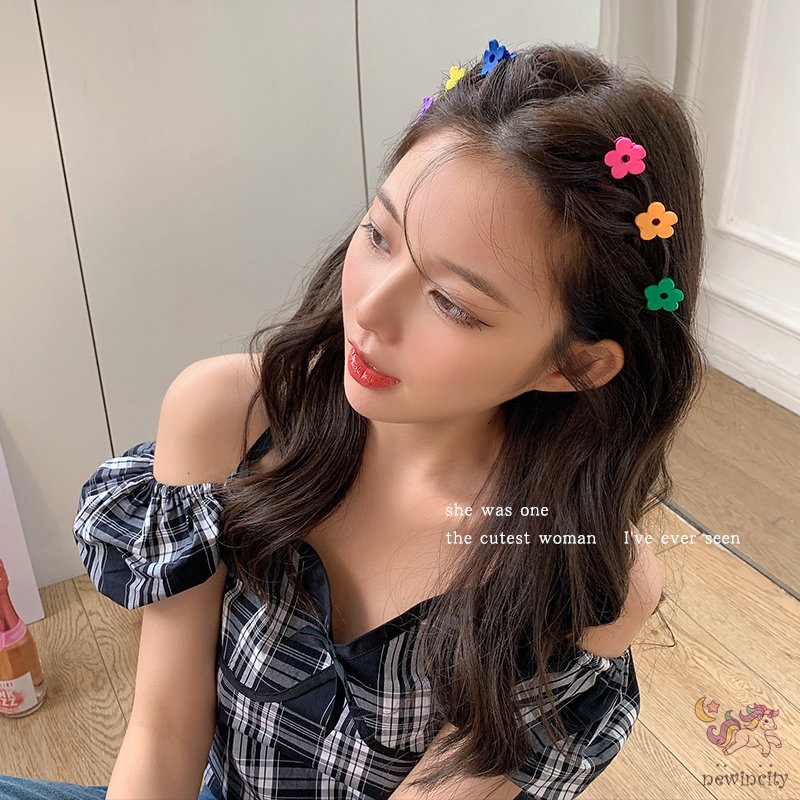 Set 12 Kẹp Tóc Càng Cua Xinh Xắn Phong Cách Hàn Quốc Cho Bé Gái