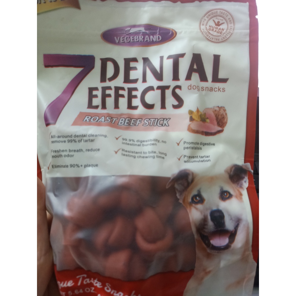 [Mã PET50K giảm Giảm 10% - Tối đa 50K đơn từ 250K] Bánh thưởng - Xương gặm sạch răng cho chó mèo 7 Dental Effects