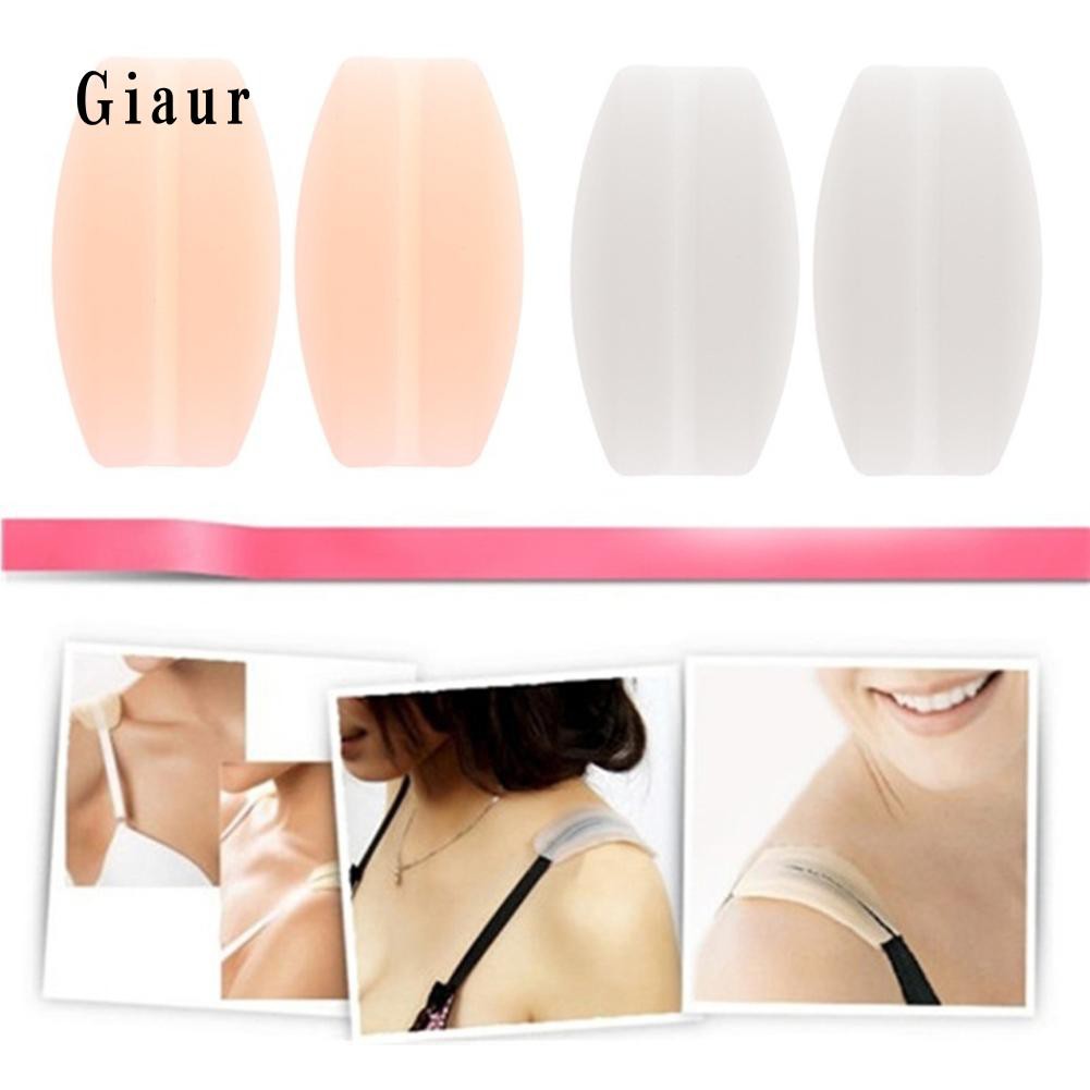 1 Cặp Đệm Silicone Lót Dây Áo Ngực Chống Trượt