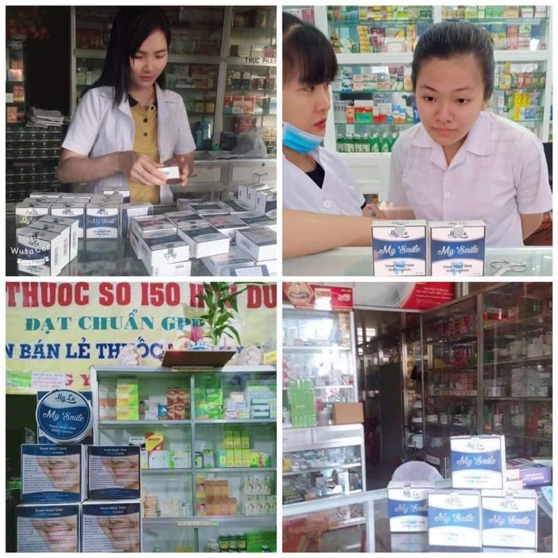 COMBO 2 HỘP TRẮNG RĂNG THAN HOẠT TÍNH MY SMILE
