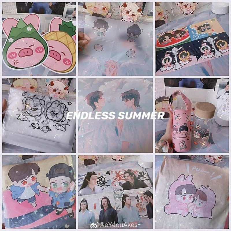 Set vật phẩm Dự án mùa hè Summer Project Bác Quân Nhất Tiêu