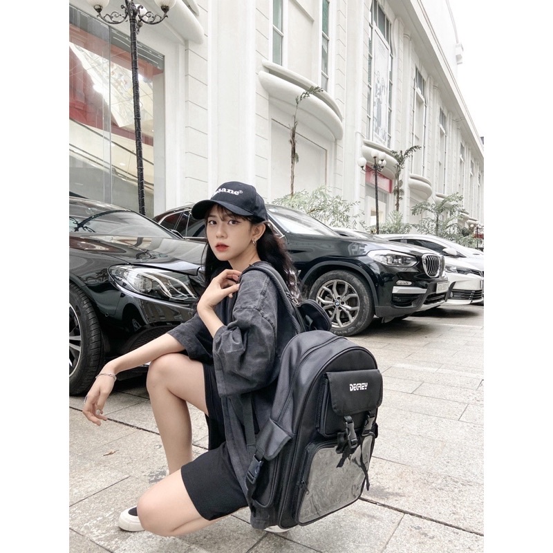 Balo Degrey Basic Backpack 2810 Clothes Shop Balo Đen Đi Học Nhiều Ngăn Ulzzang Unisex ( Tặng Bông 7 Màu )