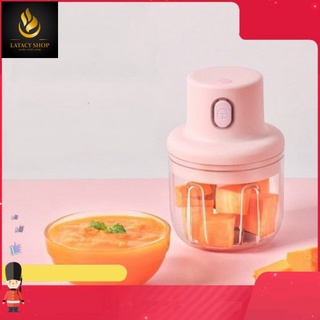 Máy Xay Tỏi Ớt Mini Tích Điện Đa Năng Cầm Tay Vô Cùng Tiện Lợi