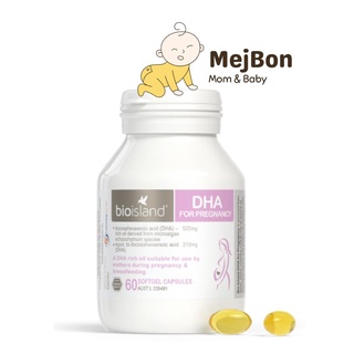 Dha cho bà bầu Bioisland date xa 60 viên