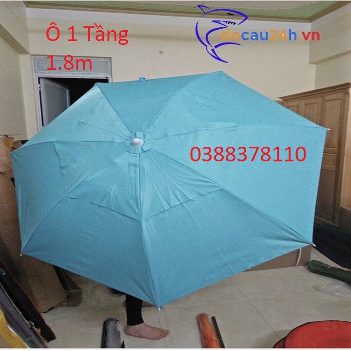 Ô Câu Cá Rộng 180cm, Ô Che Nắng Hàng Bình Dân - OC 4