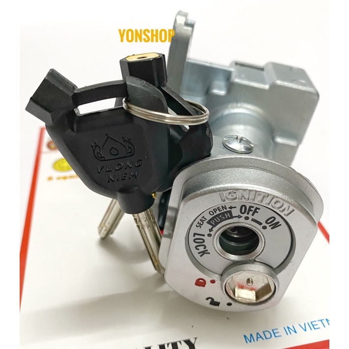Bộ Ổ Khoá Xe Nouvo LX Chìa 8 Cạnh Chống Trộm Cao Cấp Chính Hãng VƯƠNG NIỆM