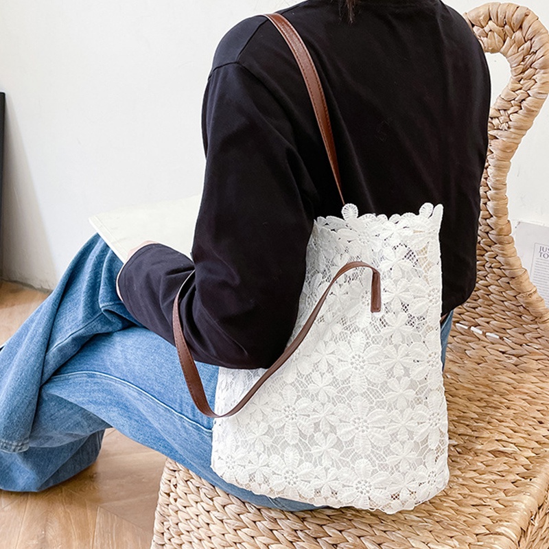 Túi xách đeo vai cỡ lớn thiết kế đơn giản phong cách phương Tây