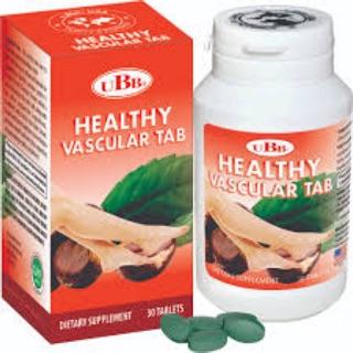 UBB Healthy Vascular Tab - hỗ trợ suy giãn tĩnh mạch tay, chân hoặc trĩ nội...(USA)