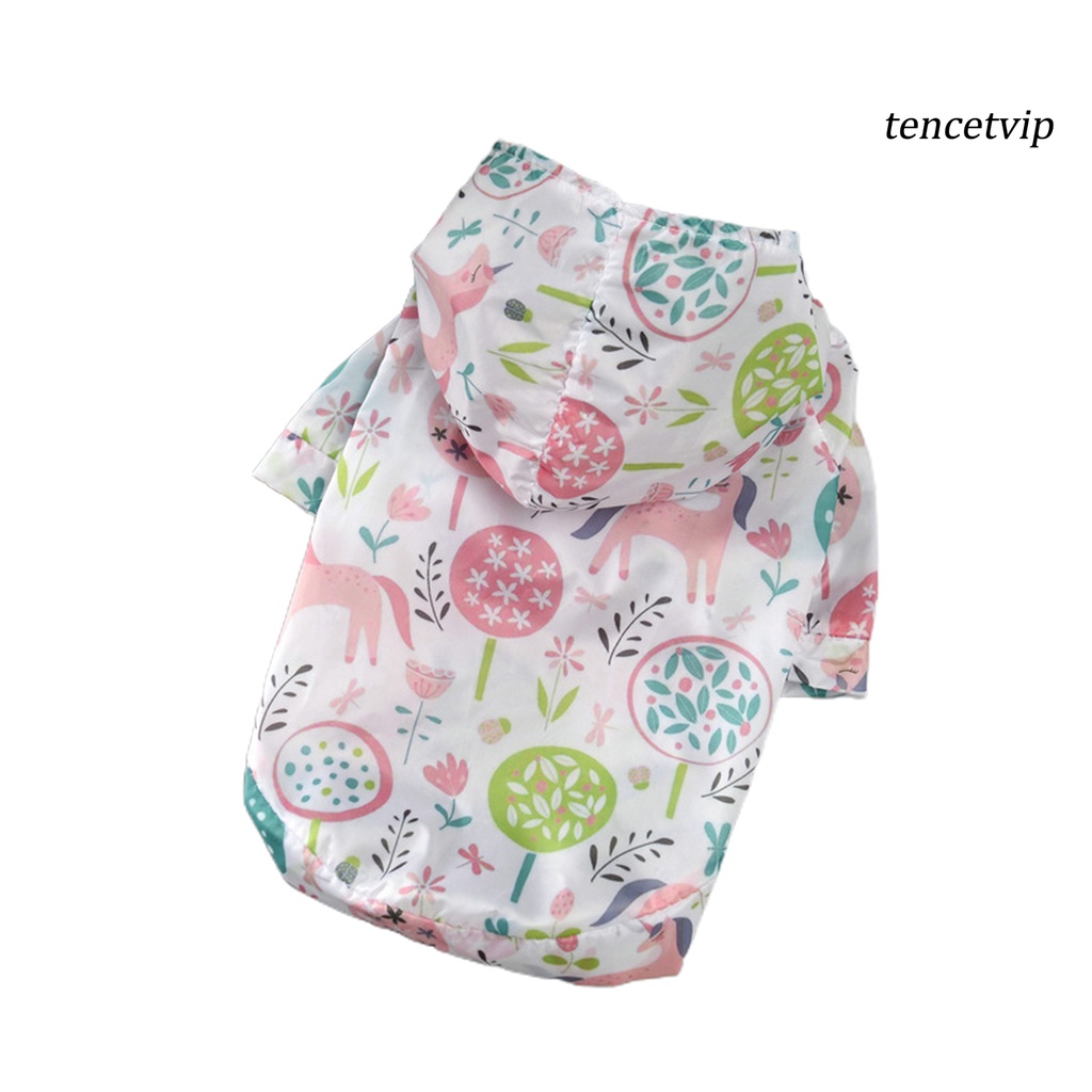 Áo hoodie bằng nylon chống tia UV in hình chú chó hoạt hình thời trang mùa hè