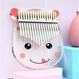 Đàn kalimba pha lê 17 khắc phím ac02 anca music - đầy đủ phụ kiện