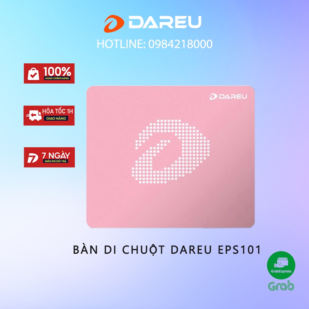 Bàn di chuột hồng DAREU kute - 350X300X5 mm