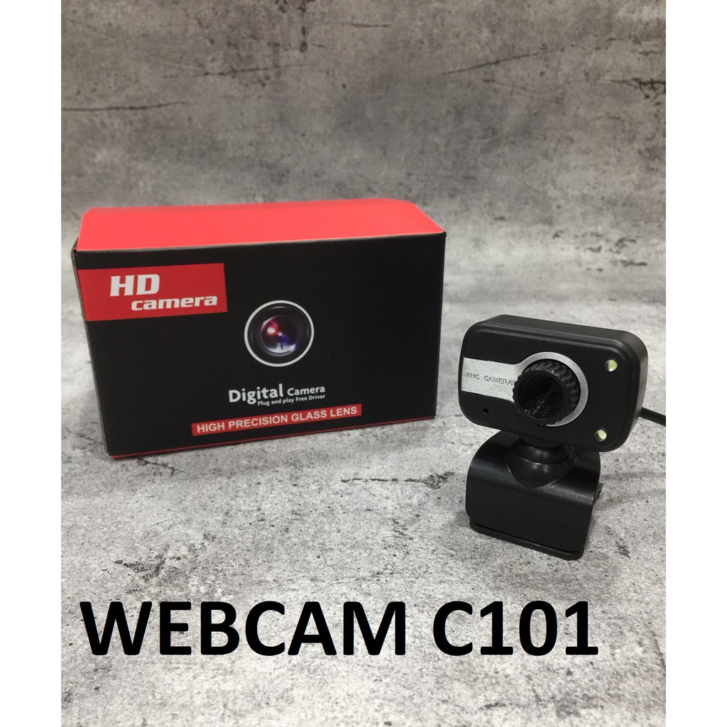 Webcam học online dùng cho máy tính tích hợp micro âm thanh c101 , 103