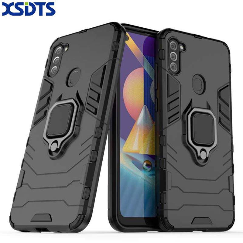 Ốp lưng Samsung A11 Samsung Galaxy A11 A 11 A115F Vỏ điện thoại Armor Ốp lưng Giá đỡ vòng đứng