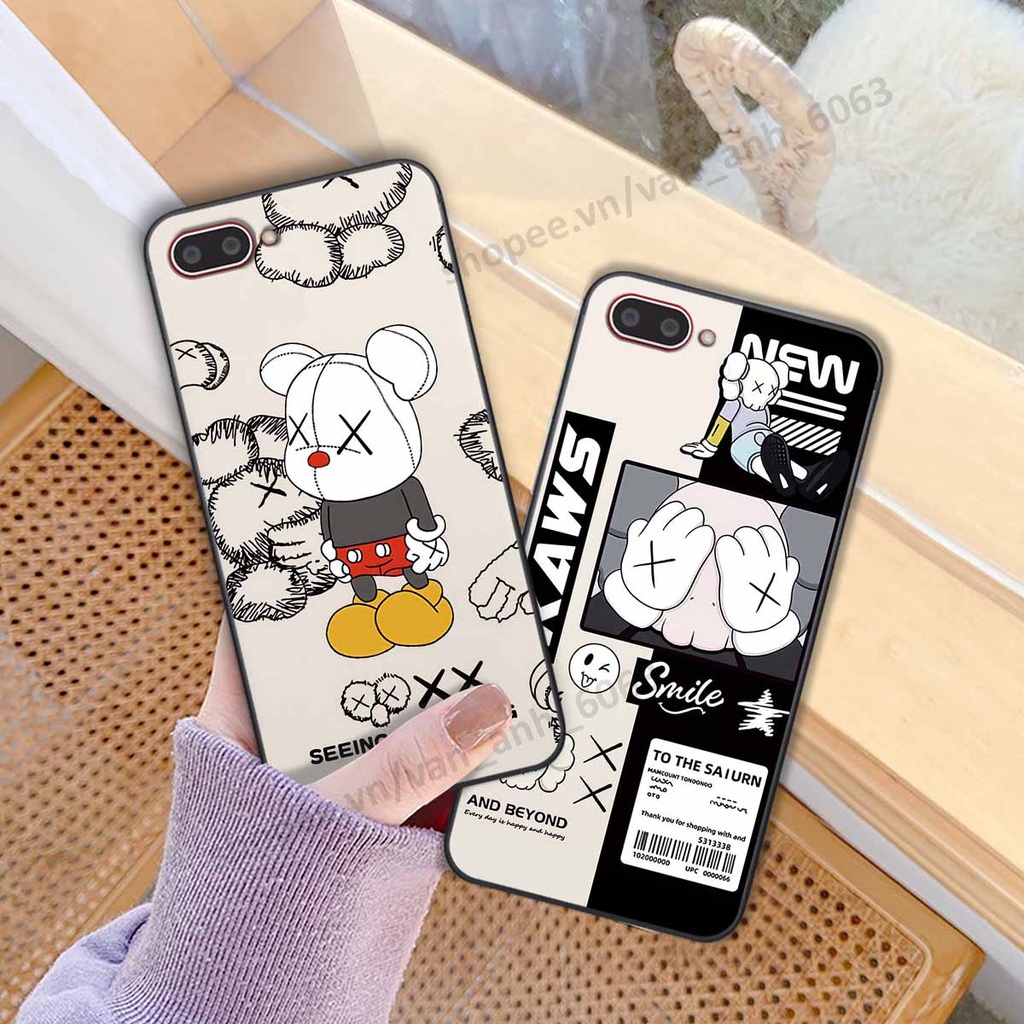 Ốp Oppo A3s / A1k be@r brick mars thời trang, ốp lưng điện thoại viền dẻo siêu chất
