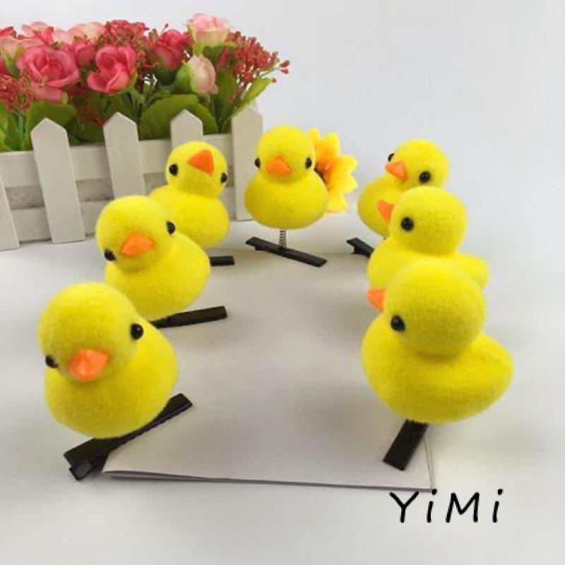 Kẹp tóc gà con dễ thương ngộ nghĩnh