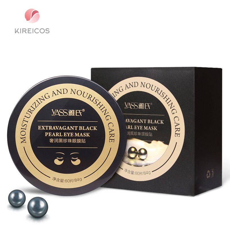 Hộp 60 Miếng Mặt Nạ Mắt Dạng Gel Yass Luxurious Black Pearl Eye Mask