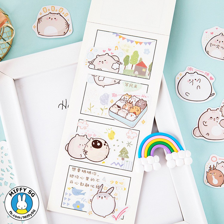 Hộp 45 sticker EM CHUỘT MẬP