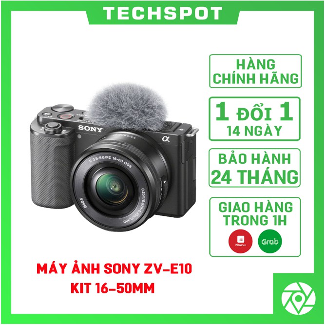 Máy Ảnh Sony ZV-E10 Kit 16-50mm | Tặng thẻ nhớ 32GB | Bảo hành 24 tháng | Hàng Chính Hãng