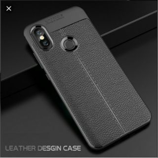 Ốp lưng dẻo vân da Auto Focus cho xiaomi mi 8 se