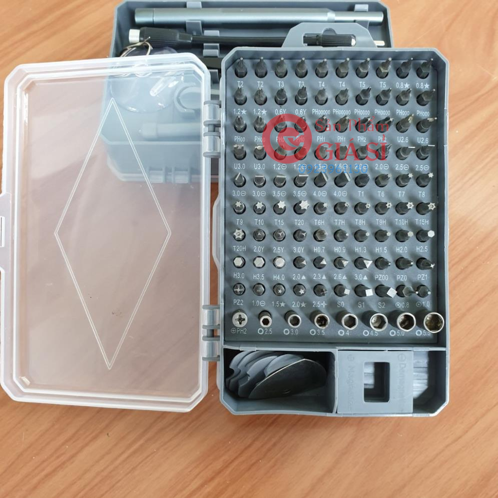 Bộ tua vít mở điện thoại đa năng 100 đầu vạn cao cấp mầu ghi V1 ❤️freeship❤️