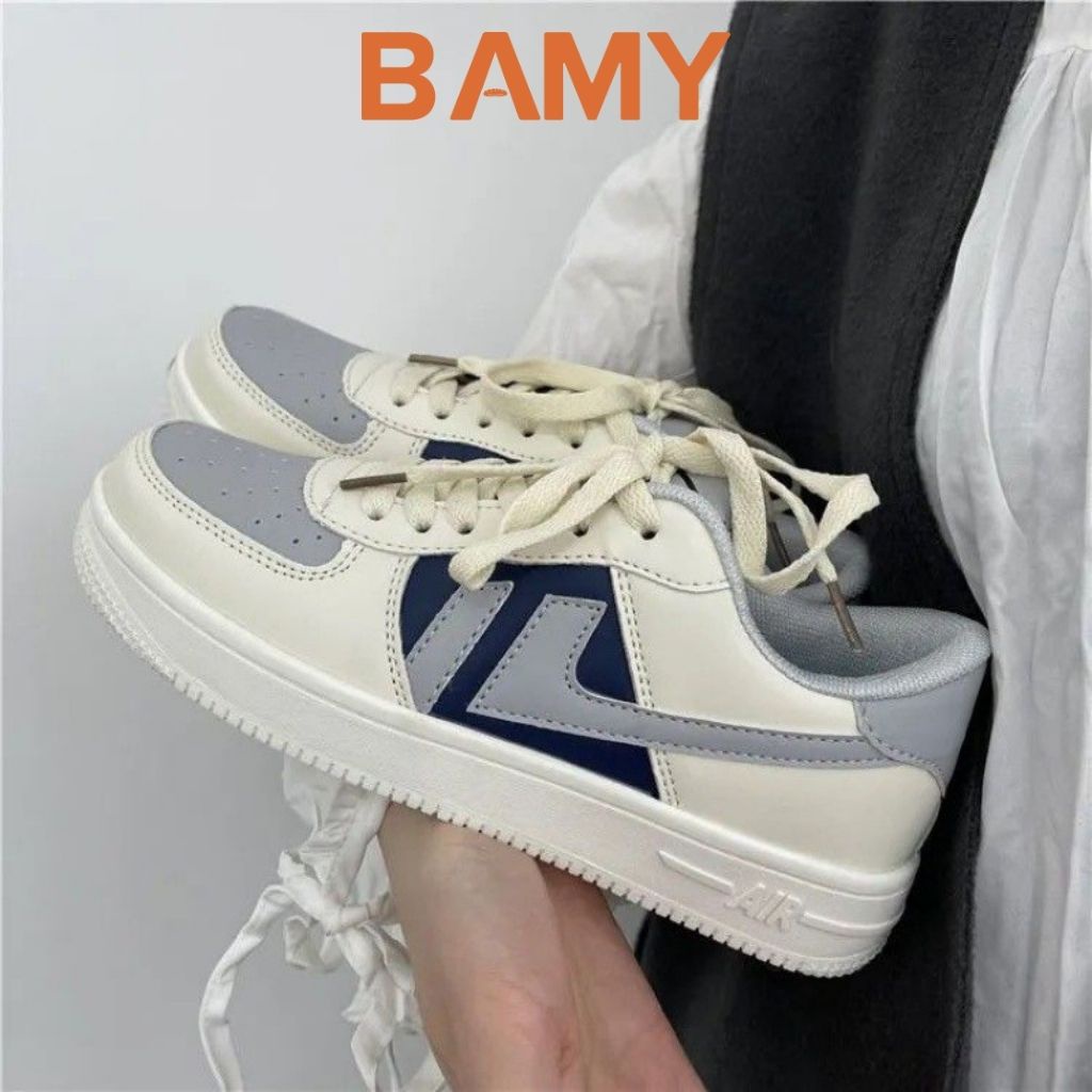 Giày thể thao nữ đế bánh mì BAMY mã 67, Giày Sneaker nữ mẫu mới 2021