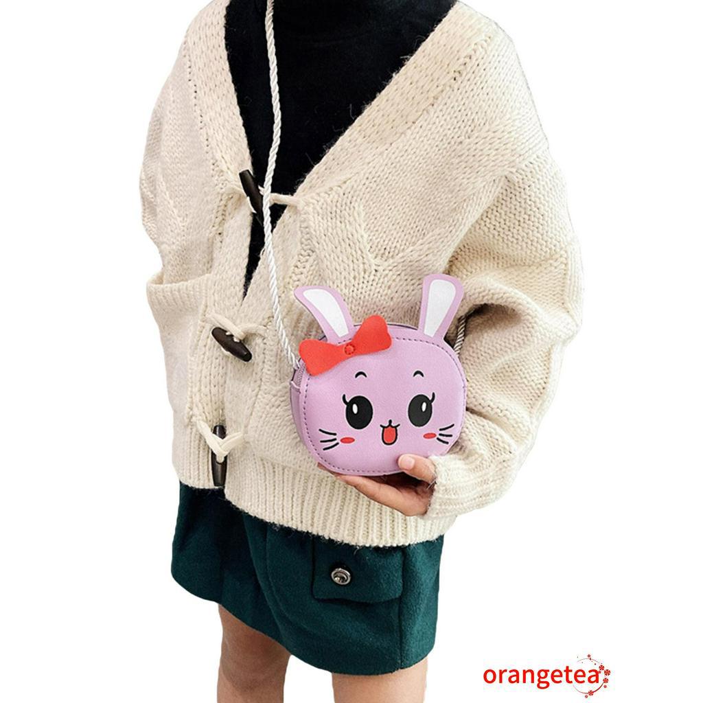 Túi đeo chéo hình thỏ hoạt hình dễ thương cho bé gái