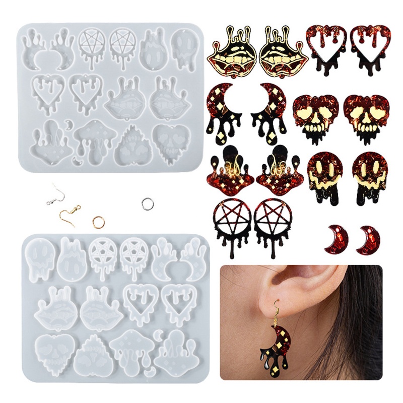 Khuôn Làm Trang Sức Thời Trang Bằng Nhựa Resin