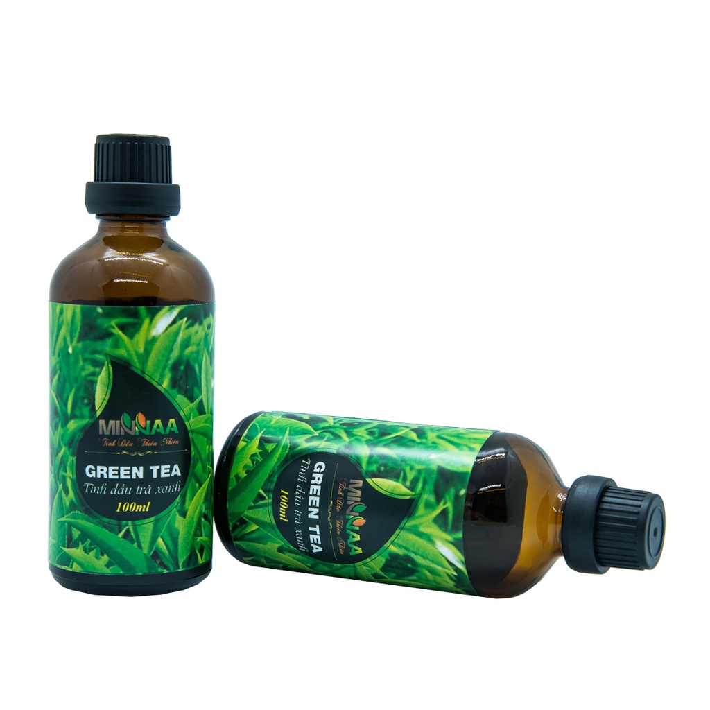 [Chai lớn giá rẻ] Tinh dầu Trà xanh 100ml thơm phòng khử mùi hiệu quả thương hiệu Minnaa