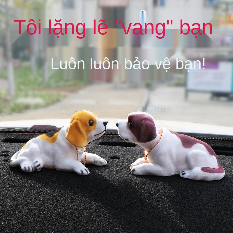 Đồ Trang Trí Xe Hơi Lắc Chó Con Búp Bê Ô Tô Sáng Tạo Thần Mới Trang Trí Trang Trí Nội Thất Cung Cấp