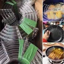 Vỉ gác chảo,VỈ GÁC CHẢO CHIÊN DÁN DẦU MỠ LOẠI DÀY BẰNG INOX