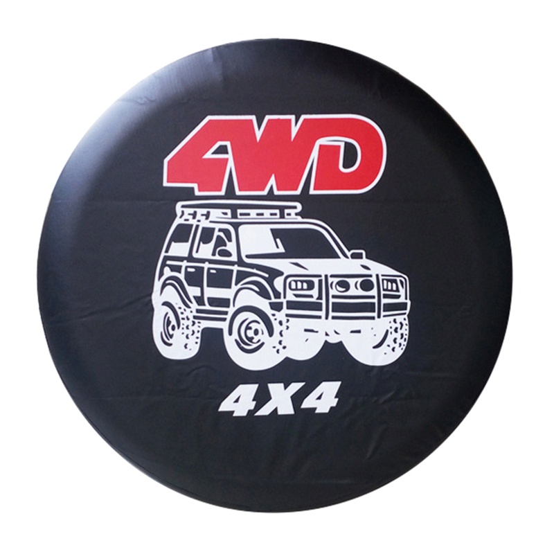 Túi Bọc Bảo Vệ Bánh Xe Dự Phòng 4WD 4x4 14 "15" 16 "17" Chống Bụi Thông Dụng