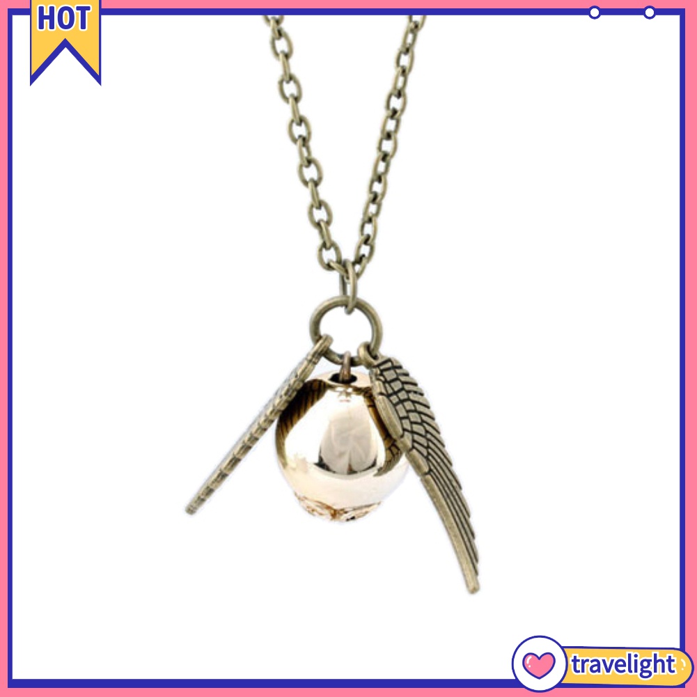 (Travelight) vòng cổ Mặt Hình Bóng Snitch Trong Harry Potter