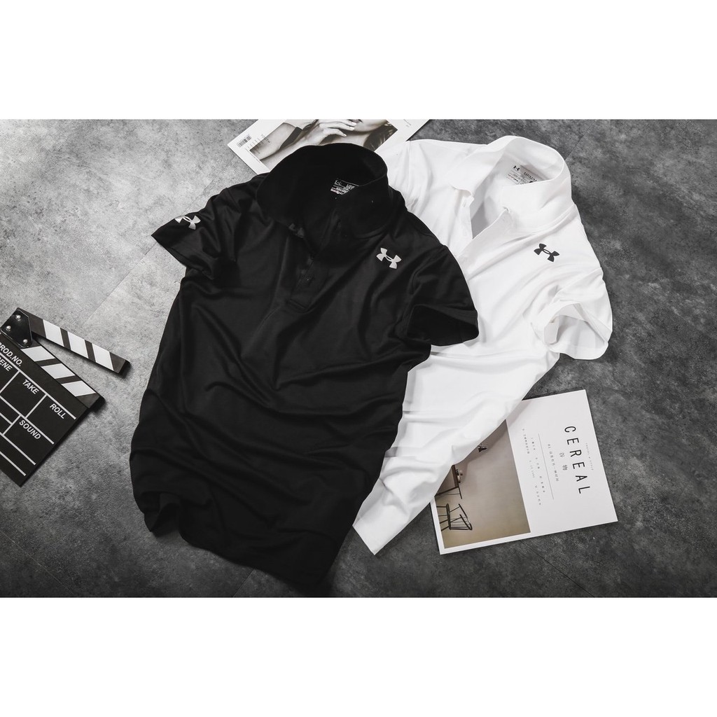 Áo Polo nam vải poly mịn cao cấp, áo thun nam cổ bẻ under cao cấp sang trọng | BigBuy360 - bigbuy360.vn