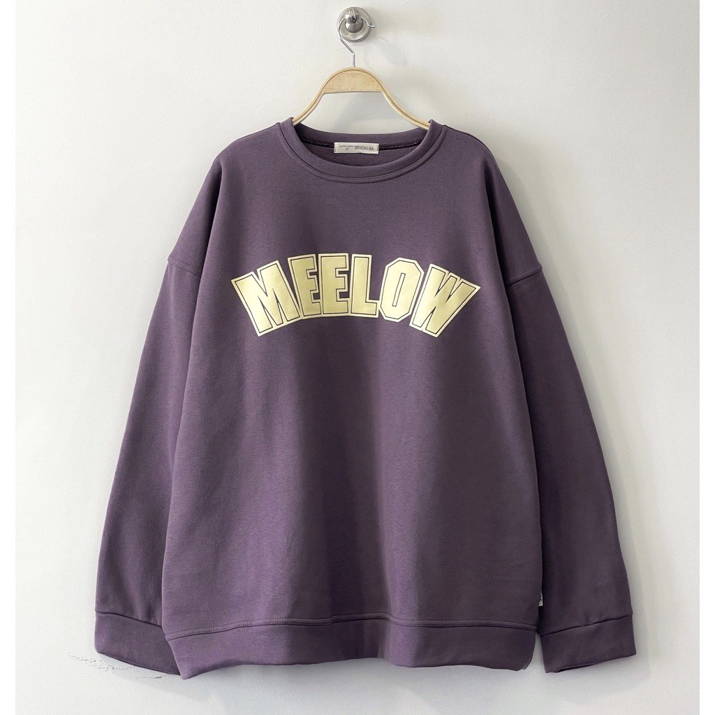 Áo sweater nỉ ngoại MEELOW form rộng tay phồng nam nữ thu đông , áo nỉ sweater sieu chất