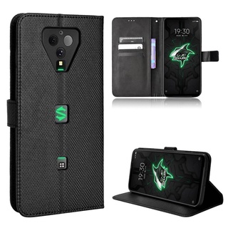Bao Da Điện Thoại PU Nắp Lật Đính Đá Thời Trang Cho Xiaomi Black Shark 3 Pro BlackShark 3 3S