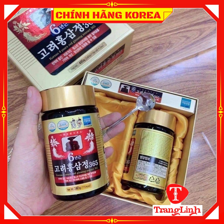 Cao hồng sâm 365 hàn quốc chính hãng - Cao sâm hàn quốc tăng đề kháng, phòng ung thư - tranglinhkorea