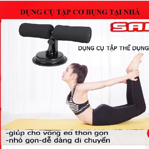 [ freeship ] Dụng cụ tập cơ bụng và cơ vai tặng kèm thảm