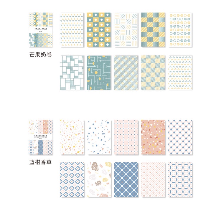 50 tờ giấy trang trí phong cách Hàn Quốc (Không dính)