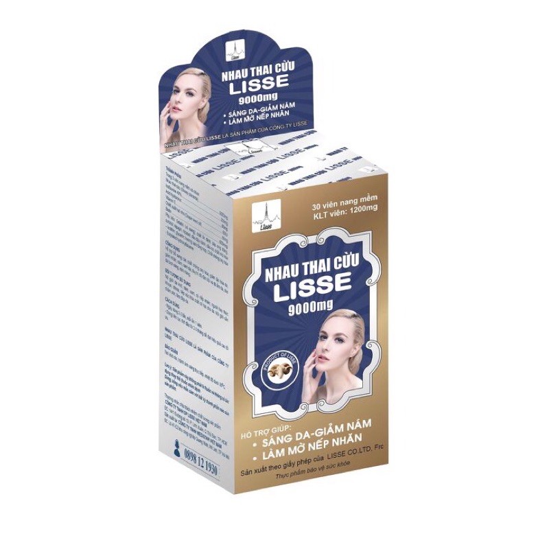 NHAU THAI CỪU LISSE 9000mg - - Sáng Da, Mờ Nám , Mờ Nếp Nhăn