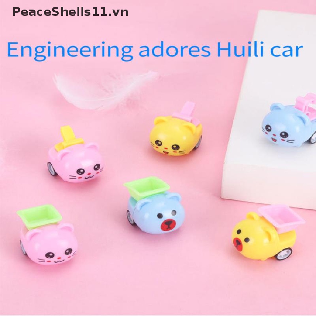 1 Đồ Chơi Xe Hơi Kéo Mini Dễ Thương Cho Bé