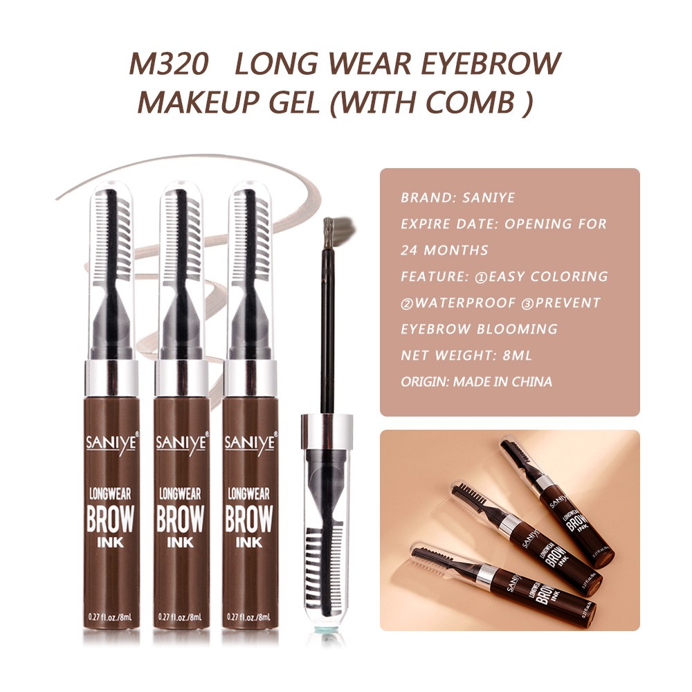 [Hàng mới về] Gel kẻ lông mày kháng nước lâu trôi Saniye M320 | BigBuy360 - bigbuy360.vn