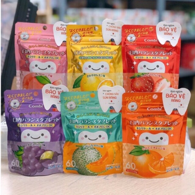Kẹo chống sâu răng Nhật Combi