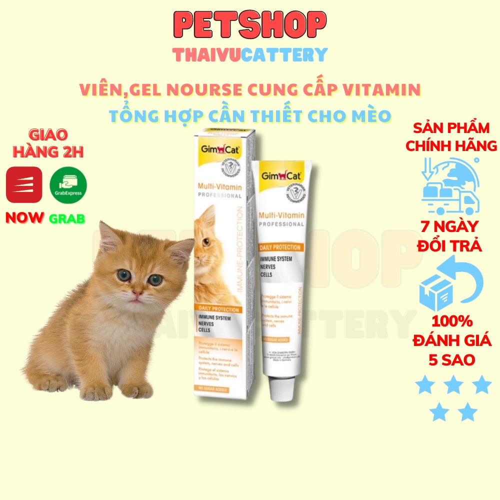 GIMCAT GEL DINH DƯỠNG BỔ SUNG MULTI-VITAMIN IMMUNE - BOOSTER COMPLEX 200g