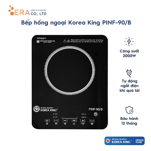 Bếp hồng ngoại Korea King PINF-90/B